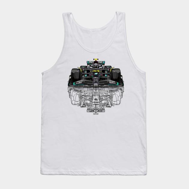 Sketch  W14 Vector Art 44 Tank Top by Worldengine